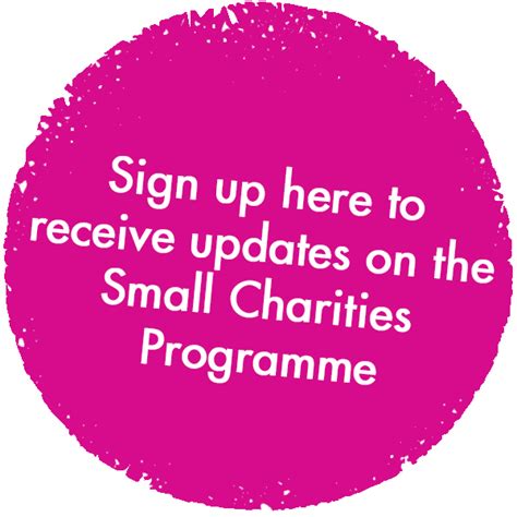 About Us – Small Charities Finance Programme.